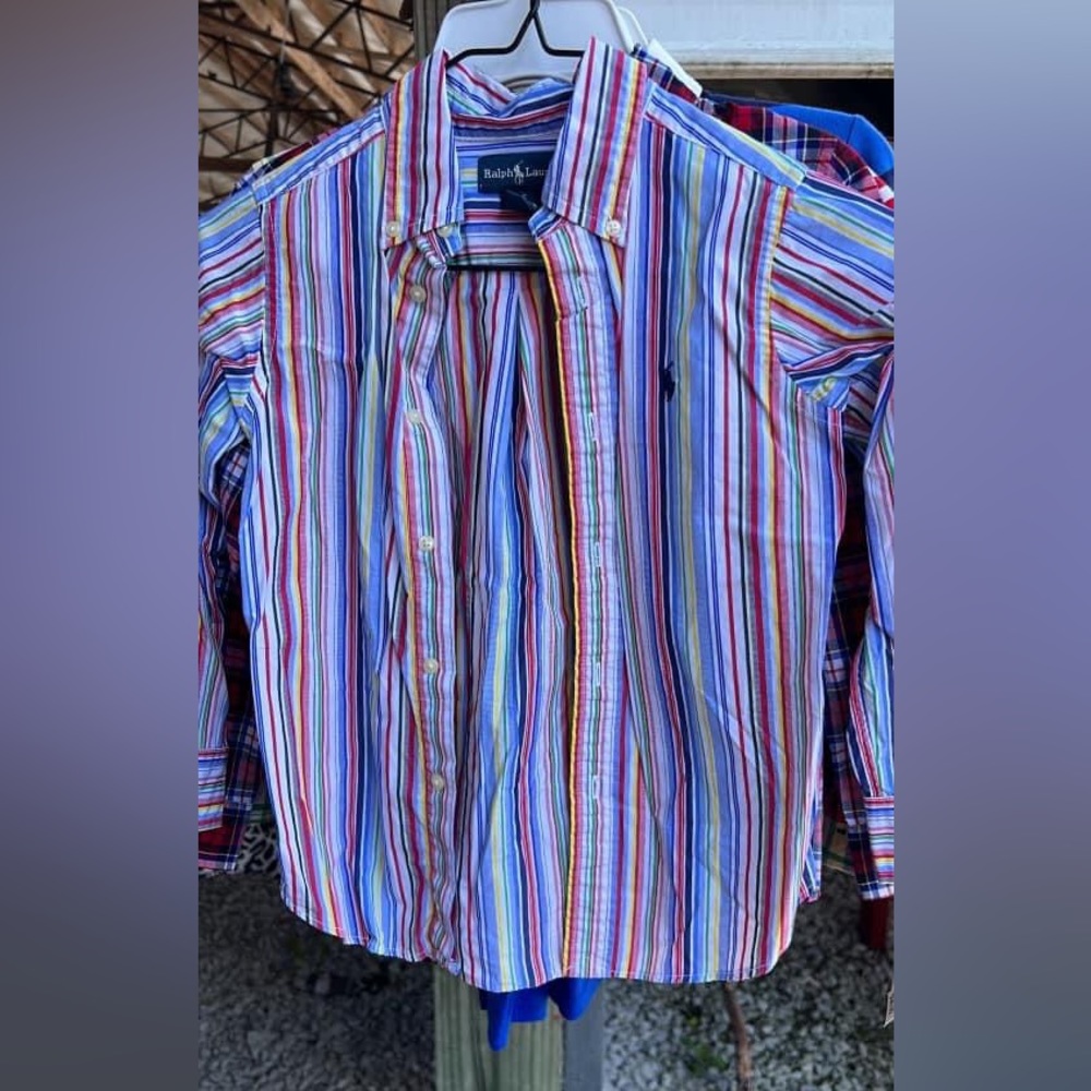 Ralph Lauren boys button down shirt size 5